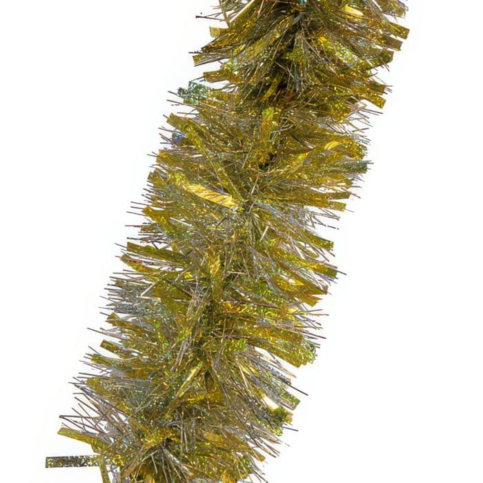 Tinsel Garland Mixed Colors Close Up Gs