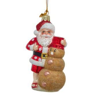 Tropical Santa with Sandman Ornament