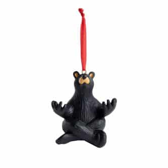 Yoga Bear Ornament Bearfoots® Bear