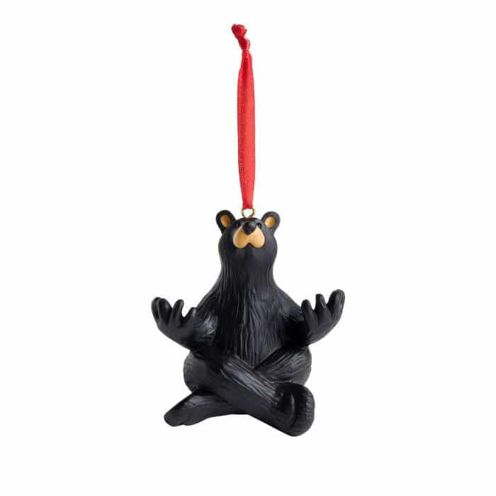 Yoga Bear Ornament Bearfoots® Bear