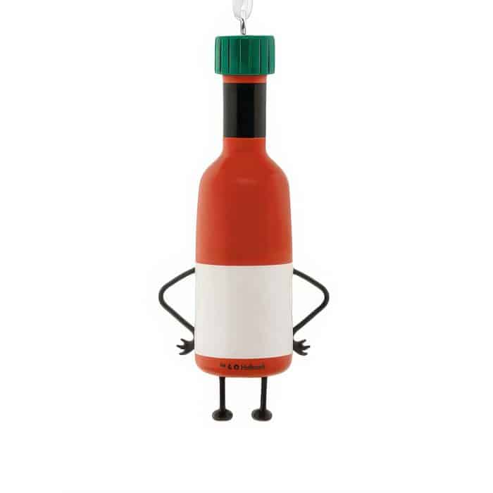 You Are a Hottie Sauce Ornament Personalize Back