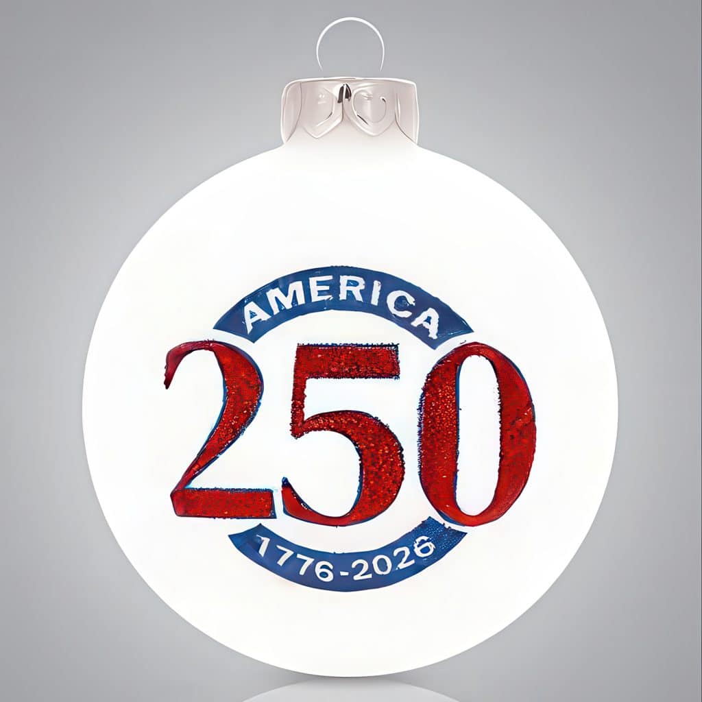 America 250 1776   2026 Ornament Personalize