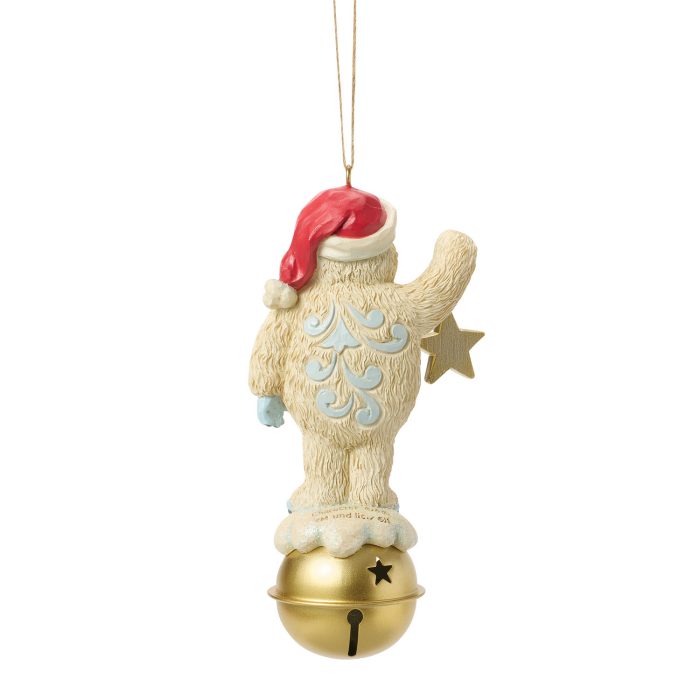 Bumble Dangle Star Bell Ornament by Jim Shore Back