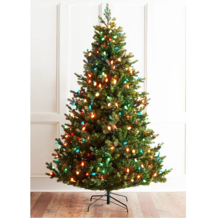 Fraser Fir with C7 Bulbs Christmas Tree Glam