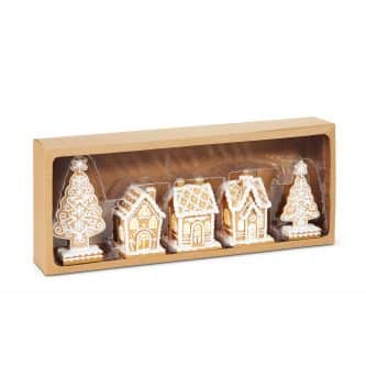 Gingerbread Village Lit Set Anniversary Special
