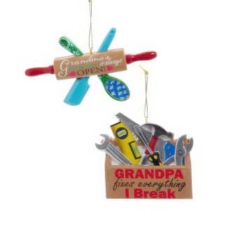 Grandma Or Grandpa Activity Ornaments
