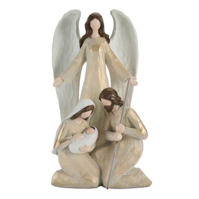 Holy Family with Open Arms Angel