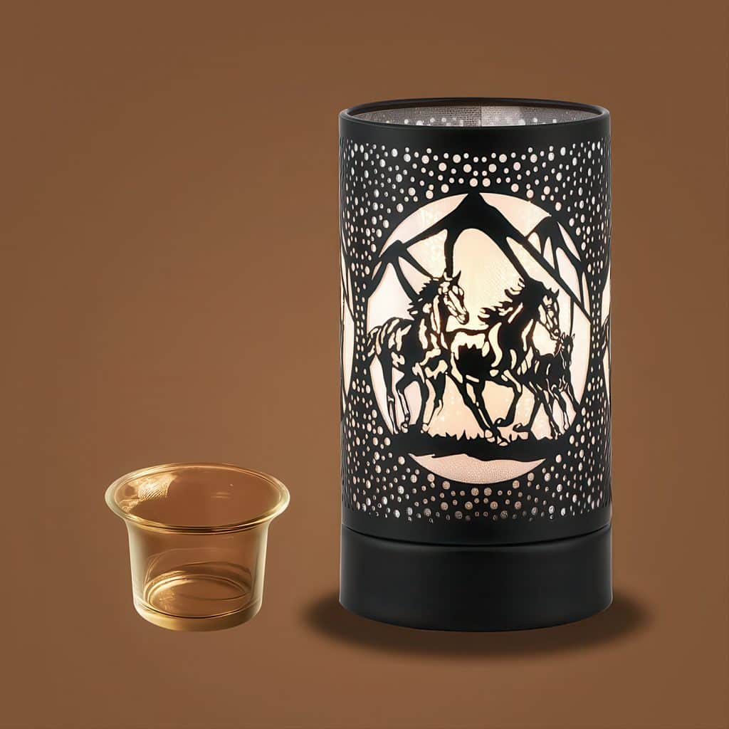 Horses Touch Lamp Warmer