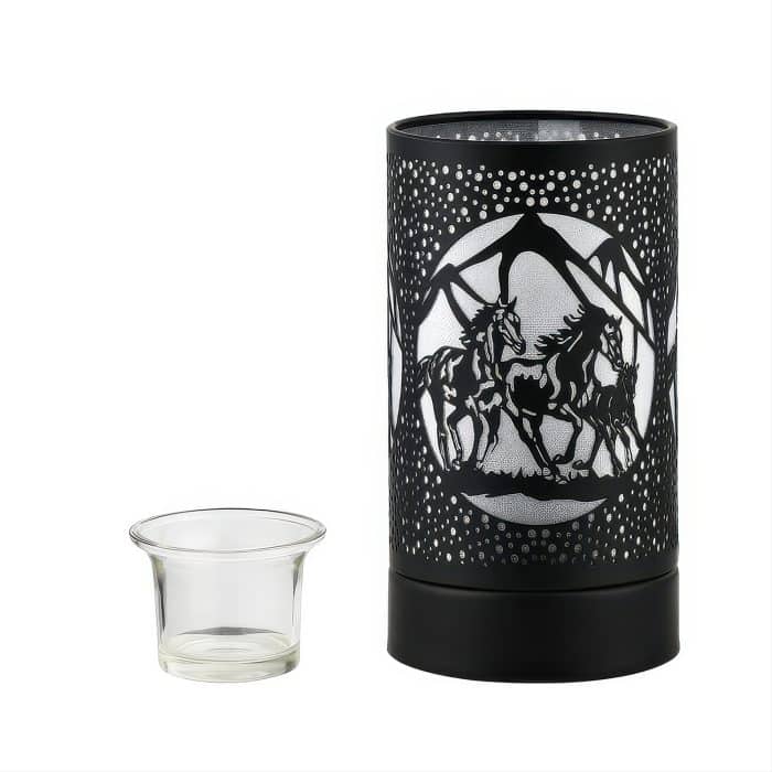 Horses Touch Lamp Warmer Unlit