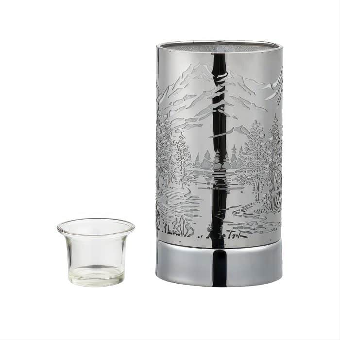 Mountain Scene Touch Lamp Warmer Unlit