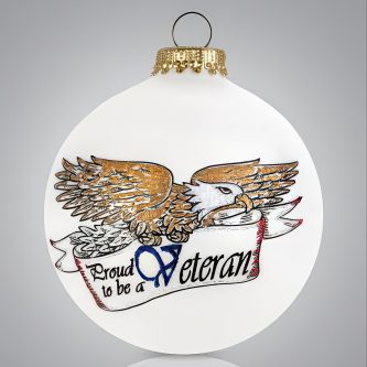 Proud to Be a Veteran Ornament Personalize