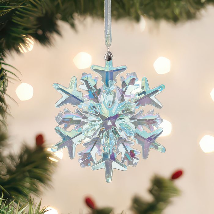 Radiant Crystal Frostflake Ornament Old World Christmas