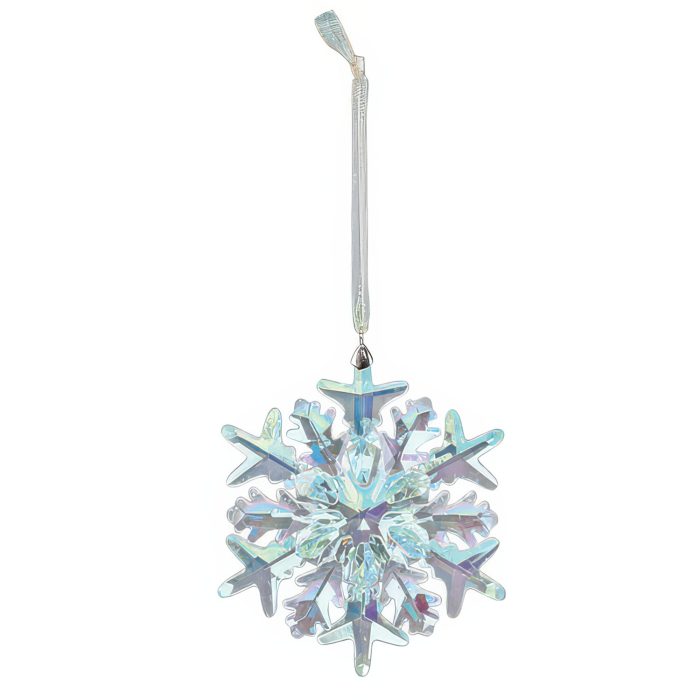 Radiant Crystal Frostflake Ornament Old World Christmas Hanging