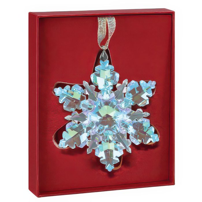 Radiant Crystal Snowburst Ornament Old World Christmas in Box