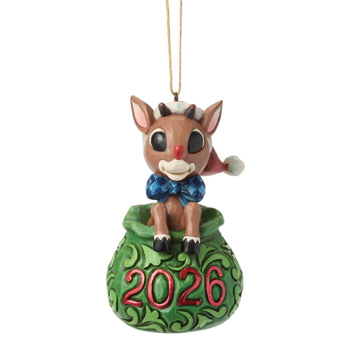 Rudolph in Bag 2026 by Jim Shore