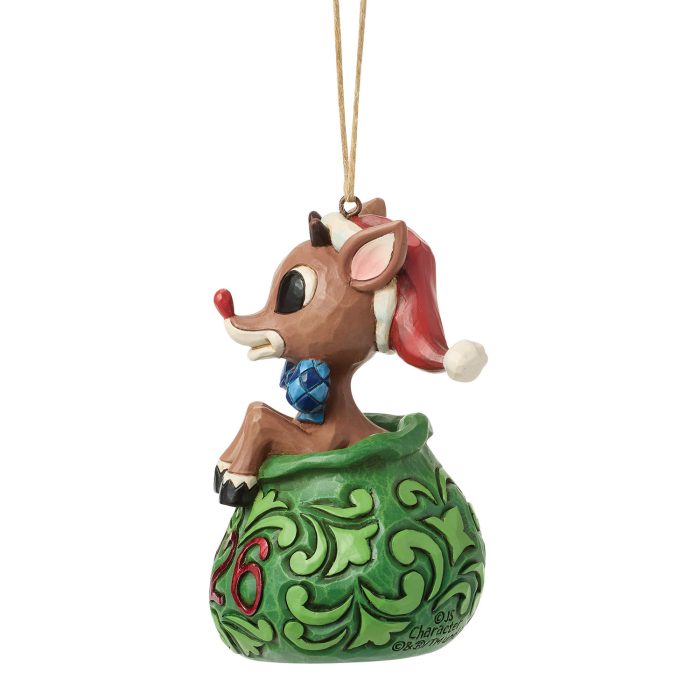 Rudolph in Bag 2026 by Jim Shore Side Two