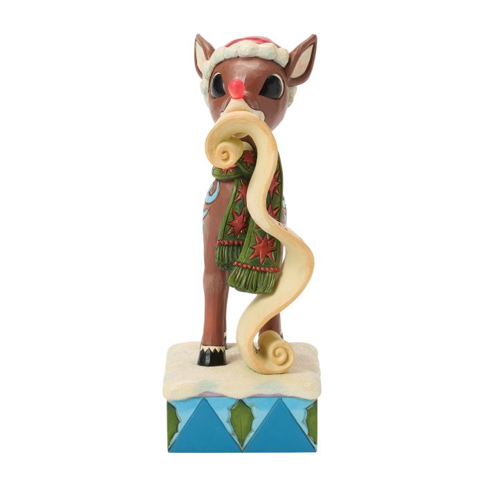 Rudolph with the List by Jim Shore Front