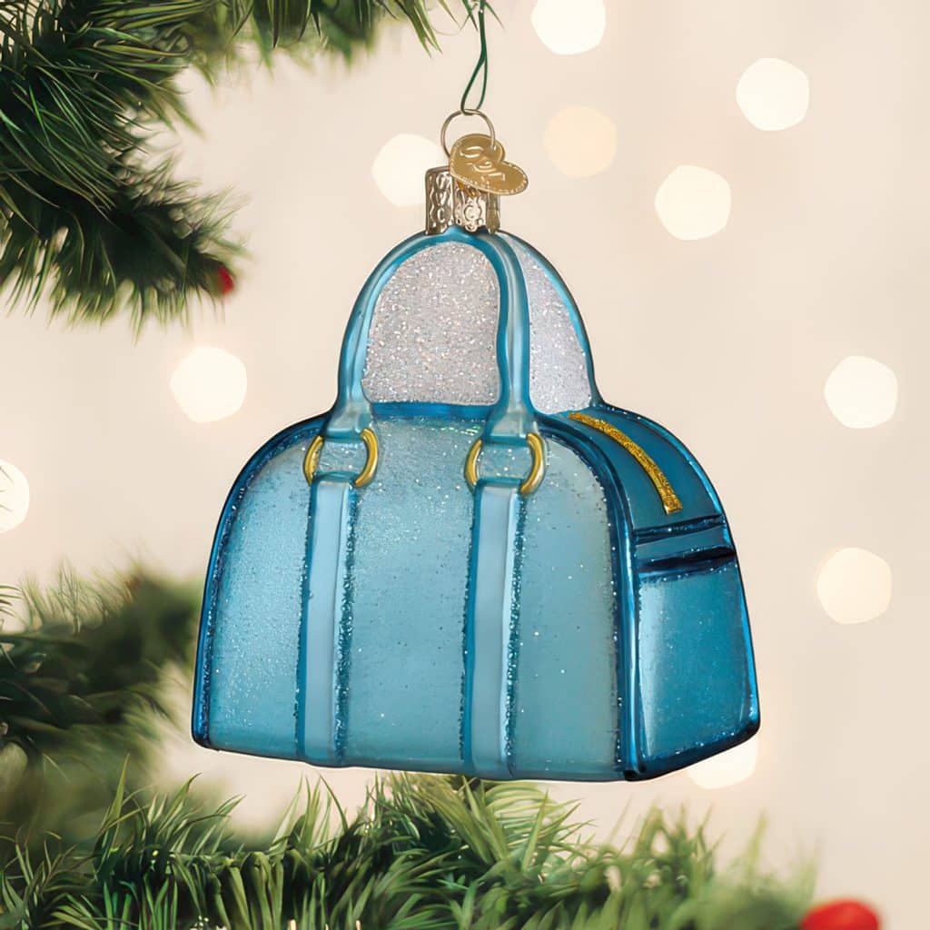 Satchel Purse Ornament Old World Christmas