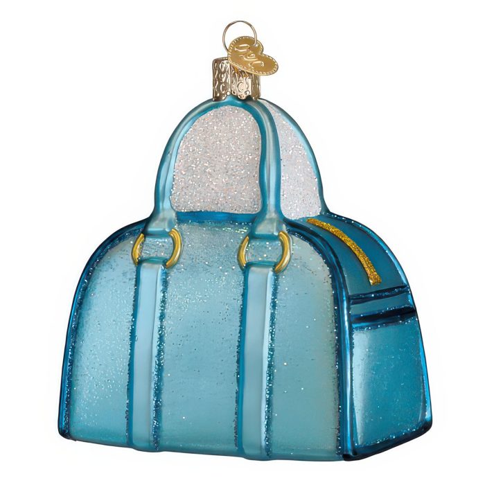 Satchel Purse Ornament Old World Christmas Front