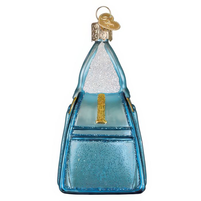 Satchel Purse Ornament Old World Christmas Side