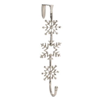 Triple snowflake wreath hanger - christmas store Triple Snowflake Wreath Hanger