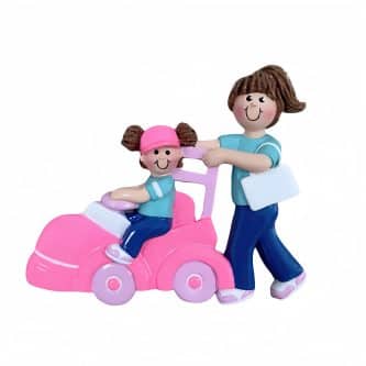 Wheeling Big Sister Ornament Personalized