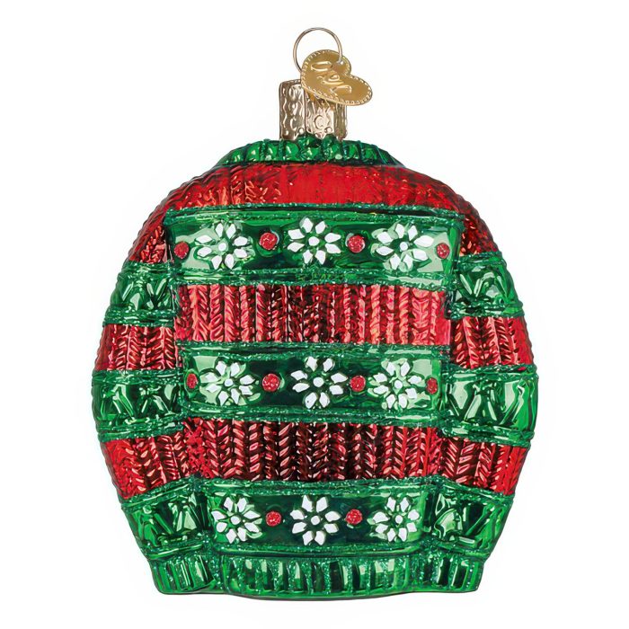 Yippee Ki Yay Ornament Old World Christmas Back