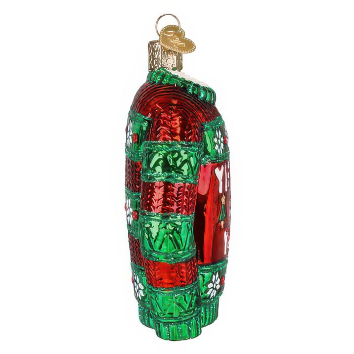 Yippee Ki Yay Ornament Old World Christmas Side