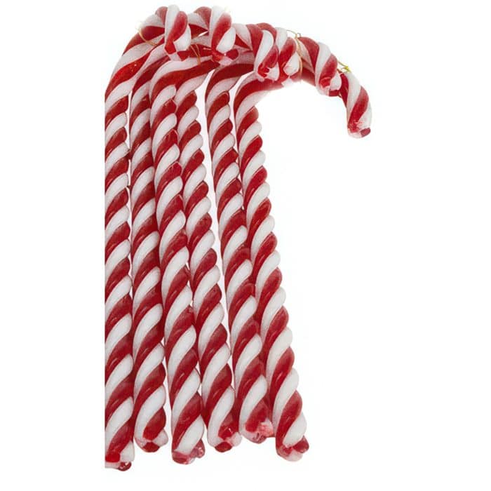 Candy Cane Set of Twelve Ornament