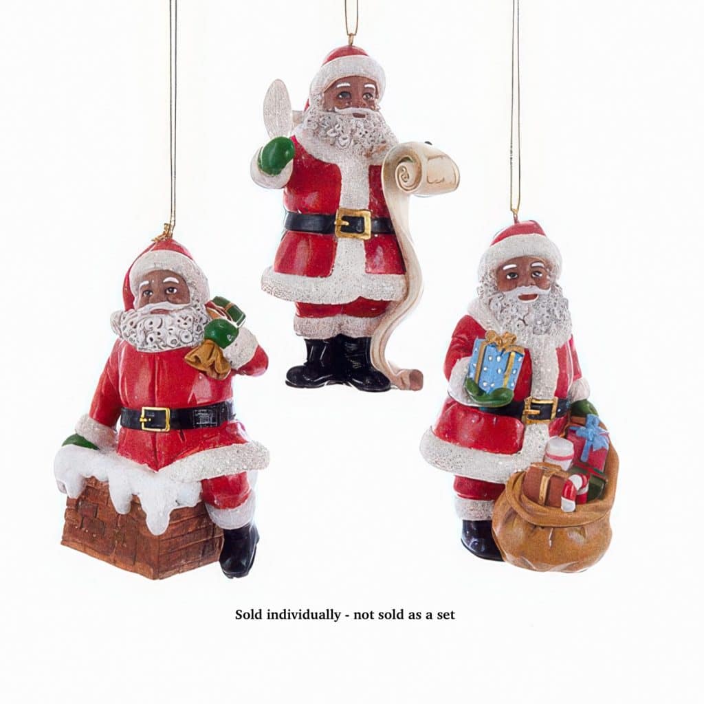 Cheery Santa Christmas Ornaments