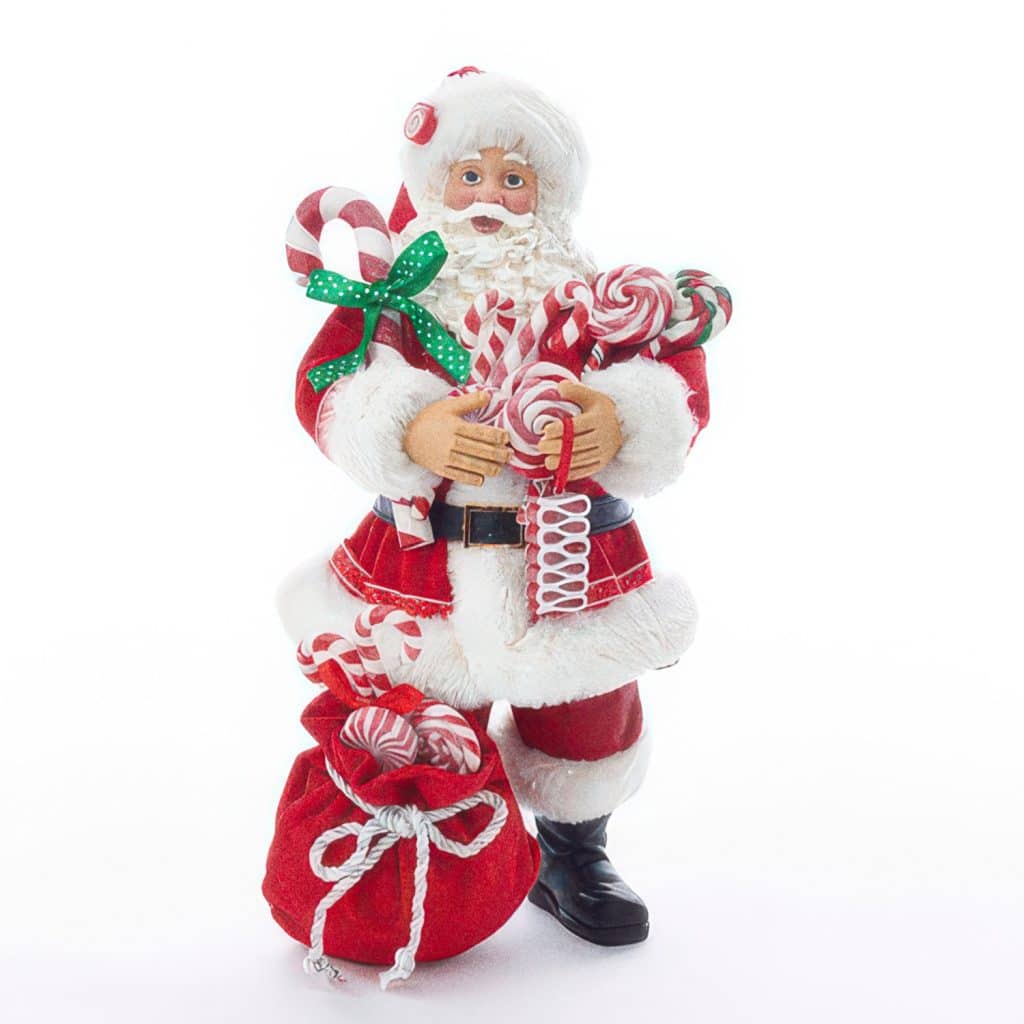 Christmas Candy Delivery Santa Figurine