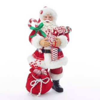 Christmas Candy Delivery Santa Figurine