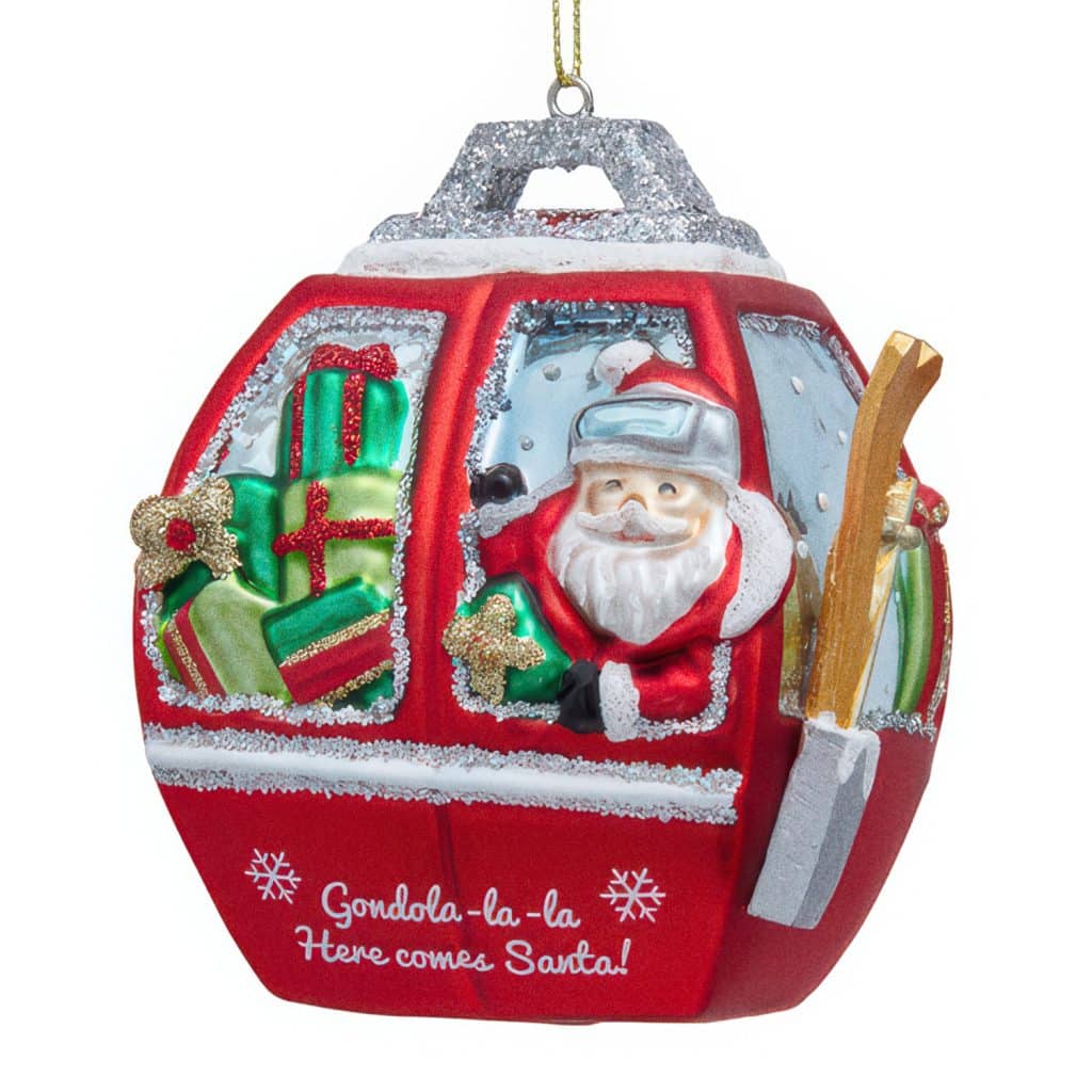 Gondola la la Santa Ornament