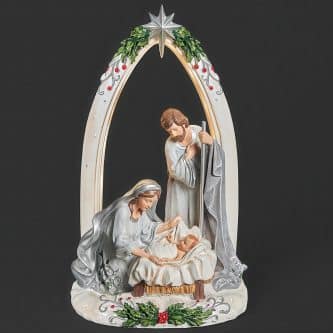 Holy Family Holly Arch LED