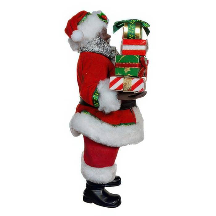 Merry Gift Delivery Santa Figurine Side