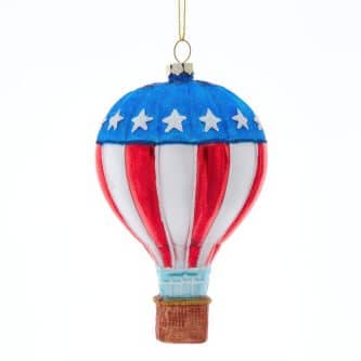 Patriotic Hot Air Balloon Ornament