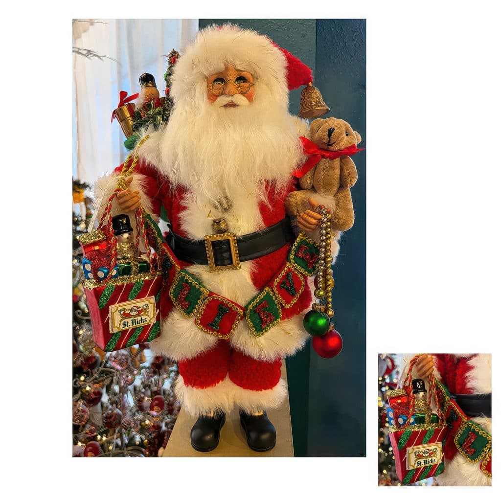 St Nicks Believe Santa by Karen Didion Anniversary Edition