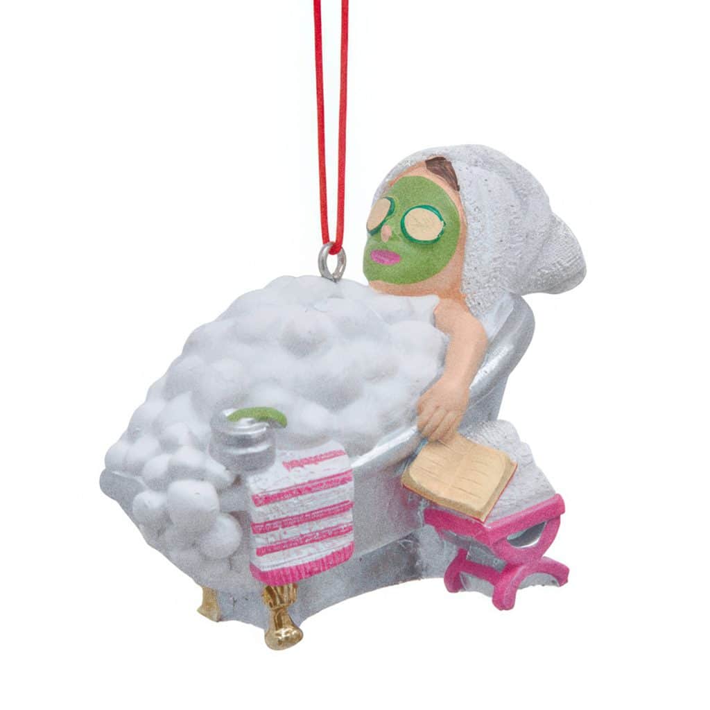 Self Care Bubble Bath Ornament