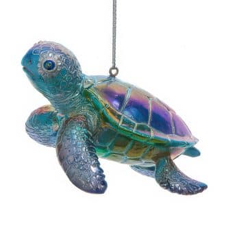 Spectrum Of Colors Turtle Ornament
