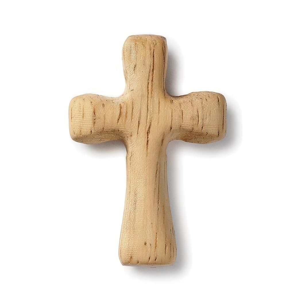 Wood Cross Pocket Token