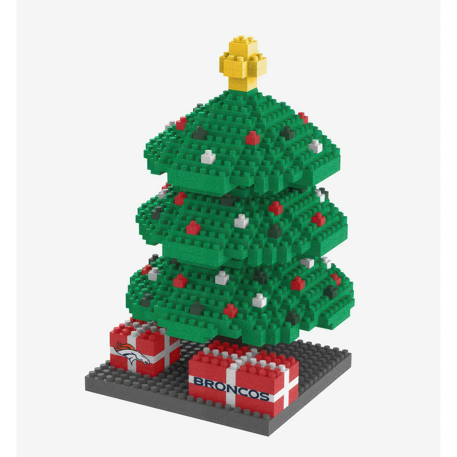 Denver Broncos BRXLZ Tree Advent Calendar - St Nick's Christmas Store