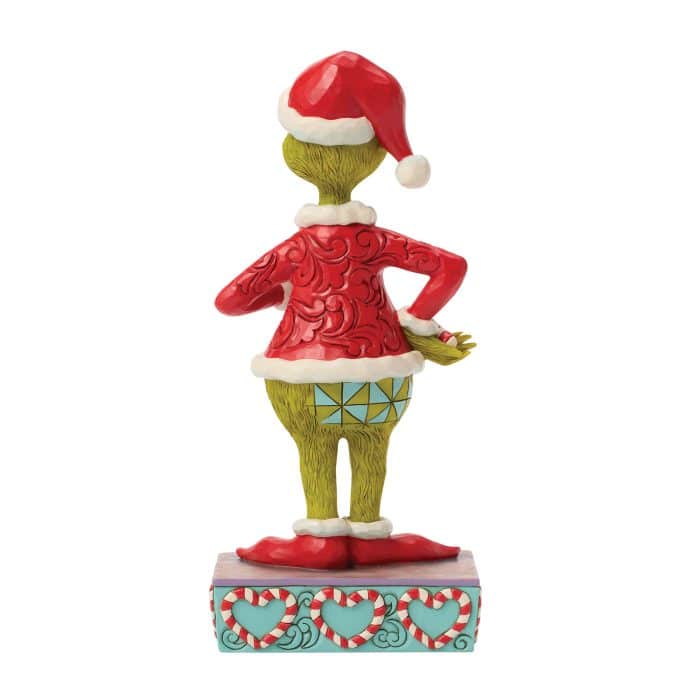 Grinch with Broken Candy Cane by Jim Shore Back
