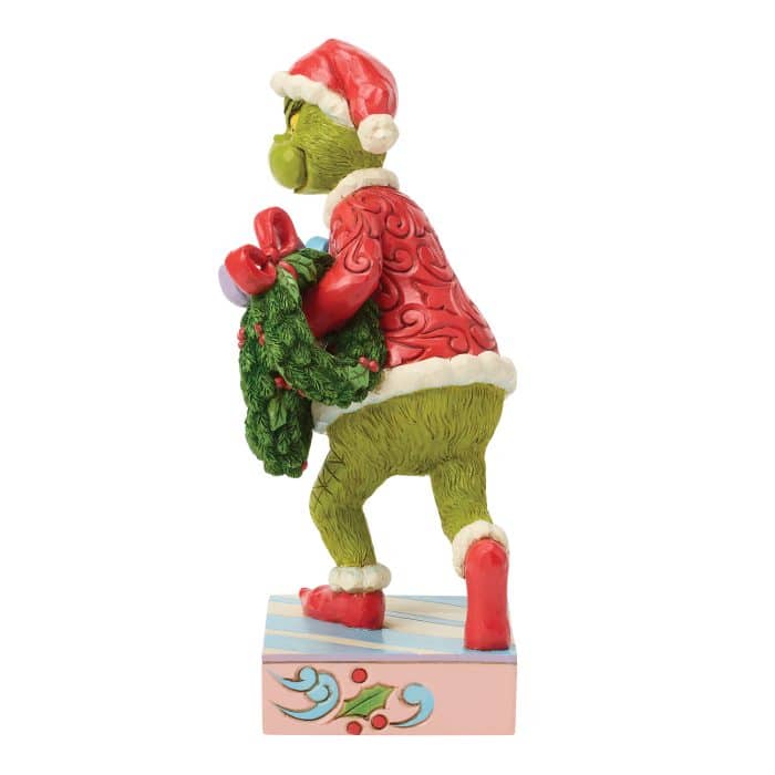 Grinch with Multiple Wreaths by Jim Shore Side Two