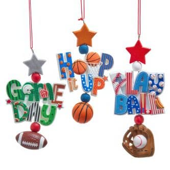 Sports Exclamation Ornament